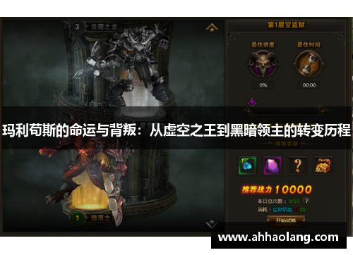 玛利苟斯的命运与背叛：从虚空之王到黑暗领主的转变历程